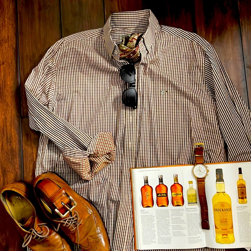 🌊 Southern Point Modern Style Dress Shirt! ☀️